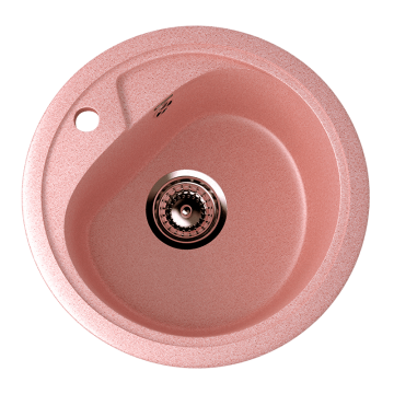 Мойка из искусственного камня Ulgran u-500 цвет 315 розовый